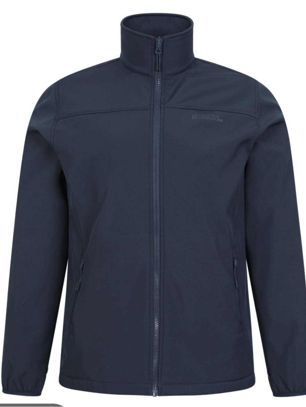 Mountain warehouse Men's Navy Lightweight Waterproof Jacket soft shell S